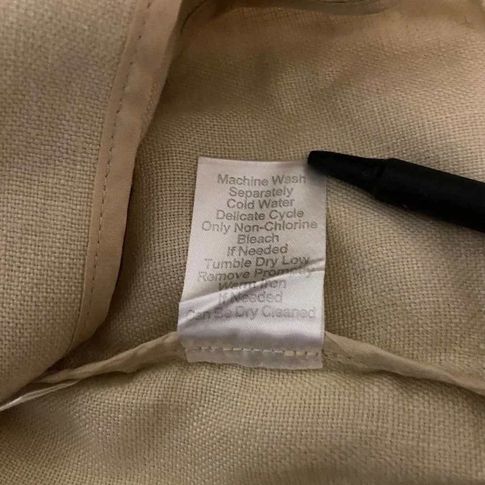 CAbi Beige Short-Sleeve Linen Blazer - Picture 6 of 8
